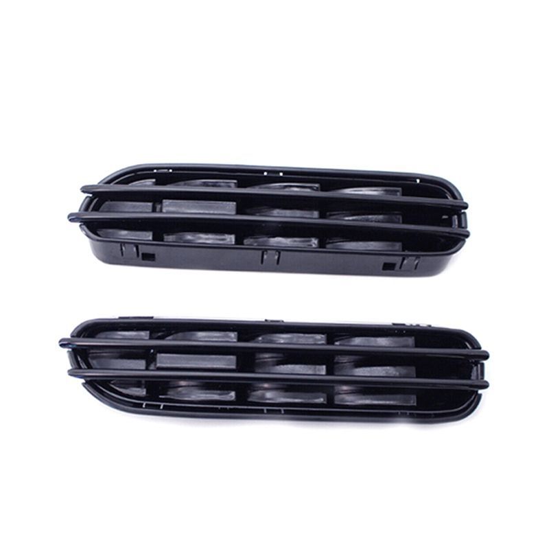 Exclusive Car Matte Black Fender Side Panel Grilles Vents For BMW 5 Series E39 E60 Fender Ventilation Mesh 51137896849 511378968