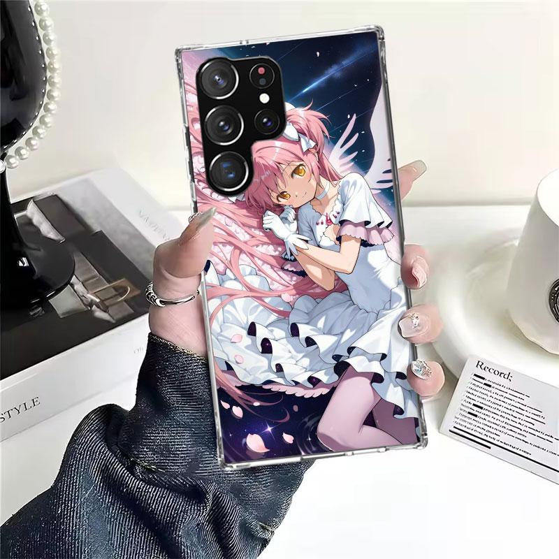 Мягкий чехол для телефона с принтом Мадока Магика для Samsung Galaxy S22 S23 S24 S25 Edge S26 Ultra S20 FE S21 Plus + Fundas Coque Galaxy S20