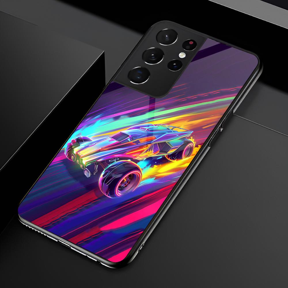 Чехол для телефона R-Rocket L-League для Samsung S25 S24 Ultra 23 Fe 22 Plus Galaxy A54 A55 A16 A13 A24 A15 A25 Стеклянная крышка