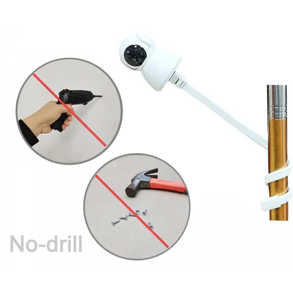 Wireless Indoor Camera Bracket for TP LINK and Baby Monitors Aluminum Non Slip Stand with Adjustable Positioning