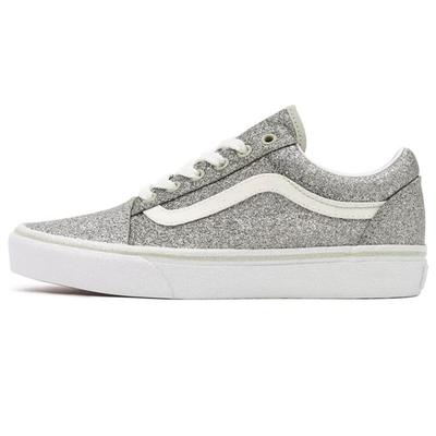 Old Skool Повседневные Универсальные Низкие Кеды для Скейтбординга Женские Кроссовки Серебристо-Серый VN0A5JMIB5M