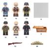 Кукольный набор Building Block Коллекция Военная серия Оружие Sandbag Building Block Детские игрушки