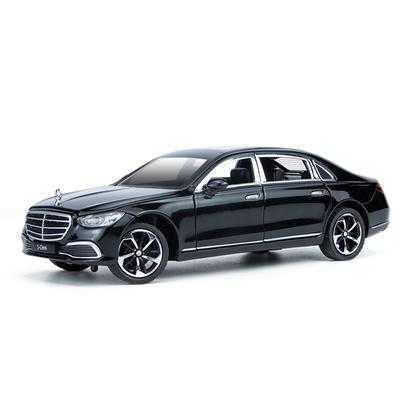 1/24 BENZ S400 S-Класс Сплав Автомобиль Литые Модели и Игрушечные Транспортные Средства Модель Автомобиля Звук и Свет Оттяни Назад Автомобиль Игрушки Подарки