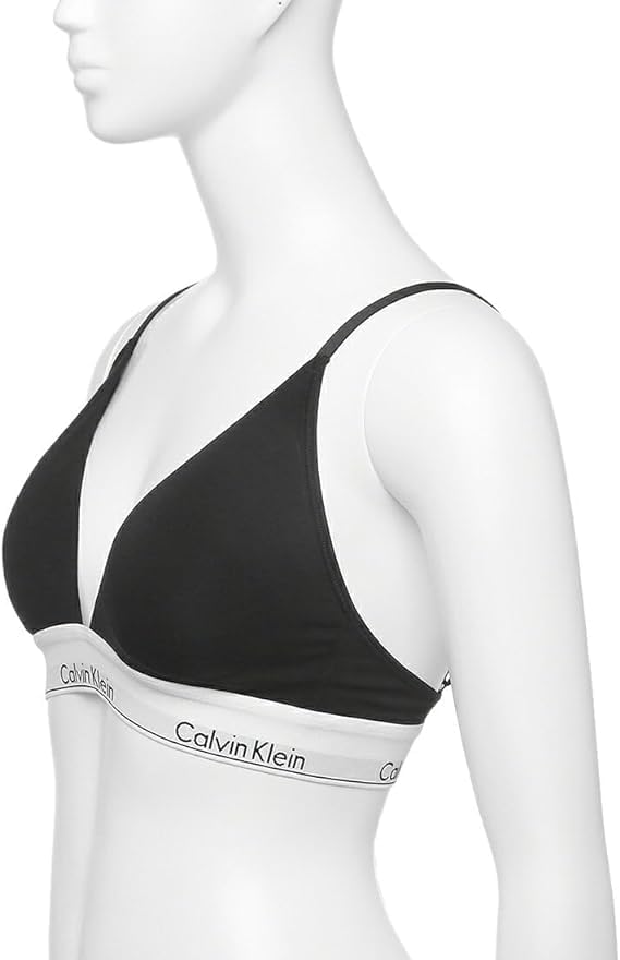 Calvin Klein MODERN COTTON bralette with size XS padding, grey, [Used]