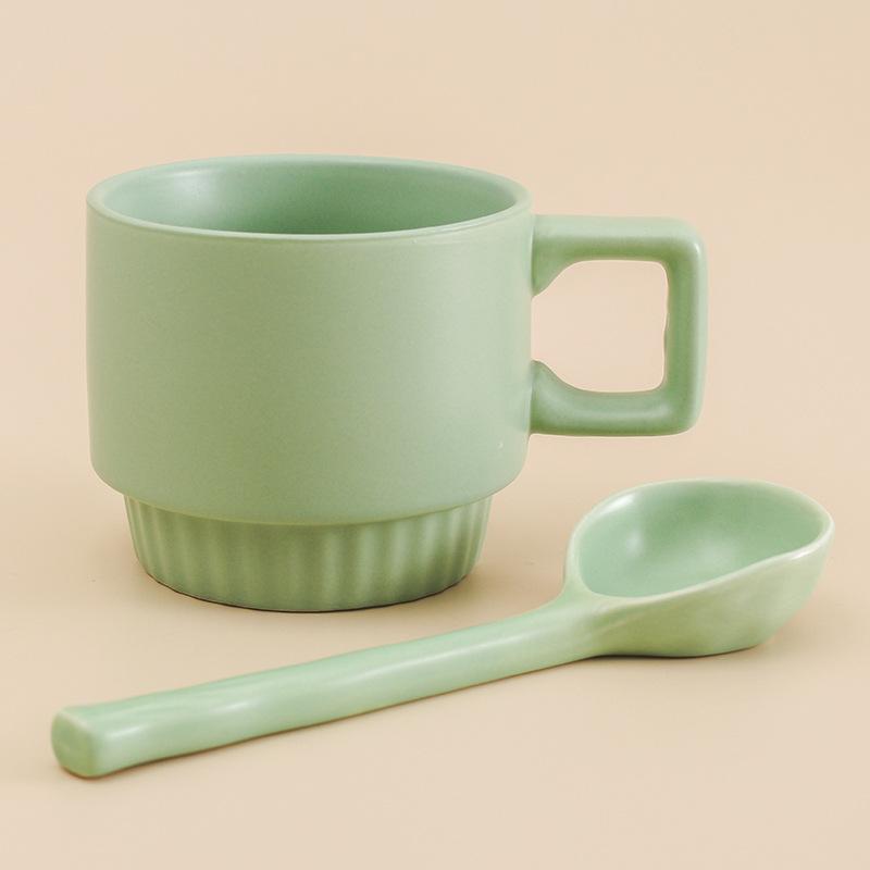 Кружка для молока фуфу корейская чашка из керамики в стиле инс для девушки, милая, с высокой ценностью, офисная чашка для завтрака и кофе