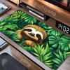 Cute Sloth Jungle Mouse Pad Large Computer Office Game Table Mat Rubber Anti-slip Stitched Edge Keyboard Mat 90x40 XXL Desk Pads
