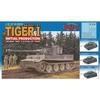 Platz Dragon 1/35 WWII German Tiger I, Very Early Model, 502nd Heavy Tank Battalion, Leningrad, 1943. 3-in-1 Deluxe Plastic Model Kit Includes Magic T