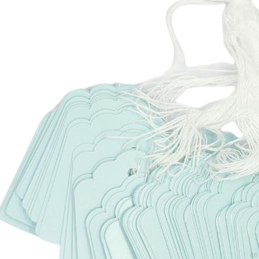 100 шт. подарочных бирок с веревкой, ценовая строка ценник этикетки упаковка маркировка