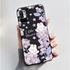 Для Xiaomi Redmi Note 10 JE 10T JE Чехол Милый Кролик с Сердечками Смешной Черный Мягкий Силиконовый Чехол для Телефона Для Redmi Note10 JE Защитный Бампер