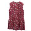 MARNI Frank Navin No sleeve one piece 42 Bordeaux Frank Navin back button Women Used