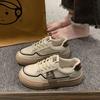 Comfortable Platform Forrest Gump Training Shoes Women's 2025 Spring and Autumn Versatile New Retro Niche White Shoes Casual Board Shoes