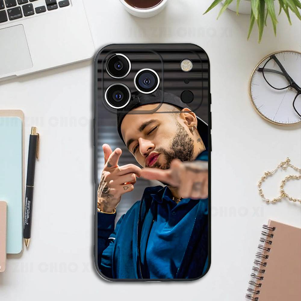 Football N-Neymar-S Black Phone Case For IPhone 17 16 15 14 13 12 13 12 11 Pro Max Plus XS XR Silicone Soft Back Cover