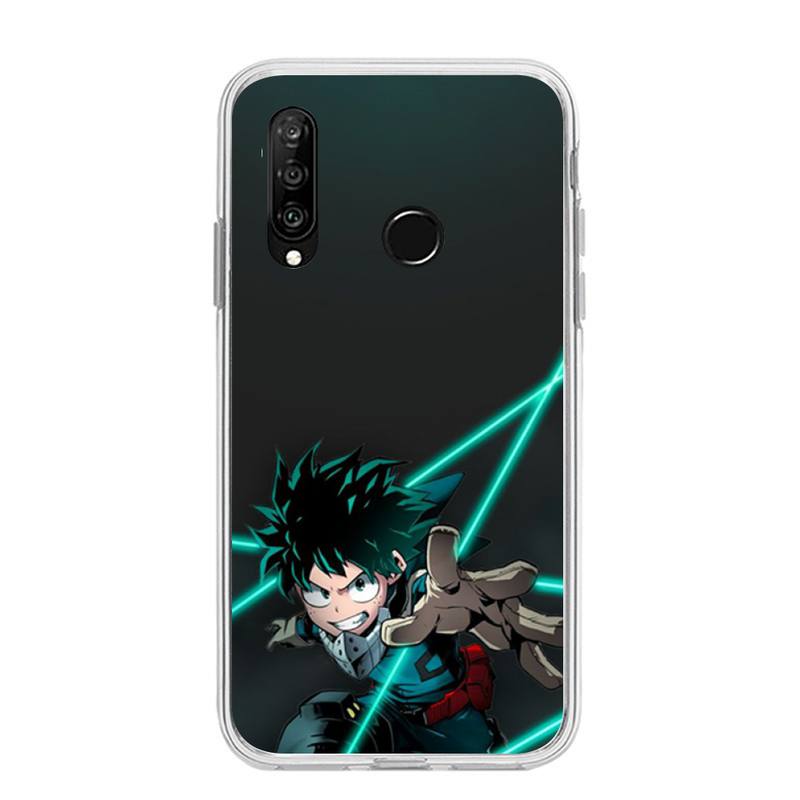 Чехол для телефона My Hero Deku для Huawei P20 P40 Lite P30 Pro P Smart 2019 Nova 3e 6 Se, силиконовый прозрачный мягкий чехол