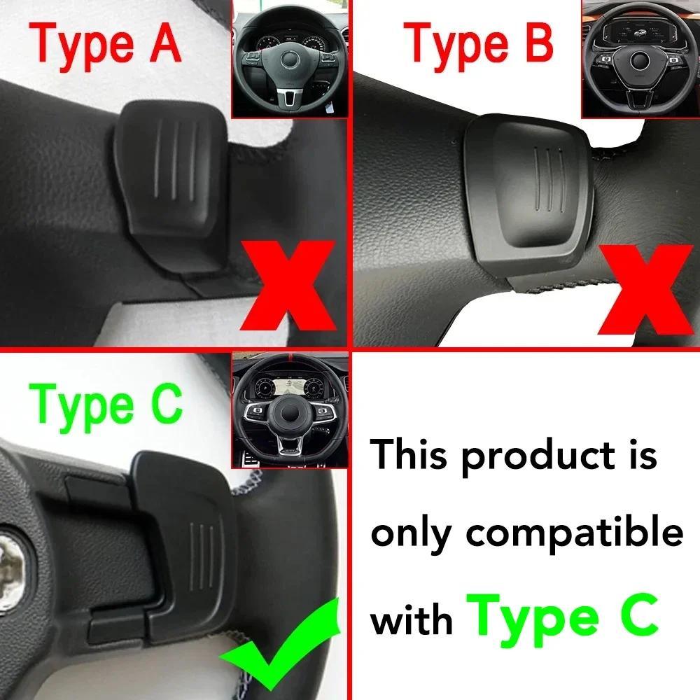 2026 Hot VOLKSWAGEN Car Steering Wheel Paddle Shift Extend Shifter Sticker For VW Golf 7 7.5 GTI MK7 GTE GTD RLINE Volkswage Jet zf6