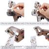 10mm Eyelet Grommet Eyelet Plier Kit Manual Press Hole Punch Pliers  Hand Tool