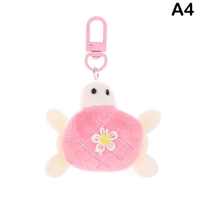 Брелок в виде плюшевой куклы-черепахи из мультфильма, анти-потеряшка, детский пушистый брелок, кукла-животное, школьная сумка, кулон