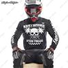 Mens Long Sleeve Cycling Jersey Mountain Bike Trail Riding Breathable Performance Wear
