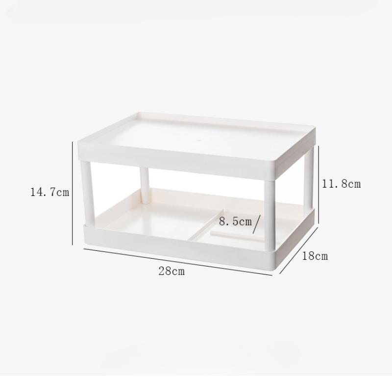 2-layer Shelf Desktop Storage Shelf Stationery Finishing Cosmetics