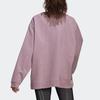 adidas Совместный одноцветный свободный повседневный пуловер X Stella Mccartney, свитшот, женские топы, фиолетовый HB7409
