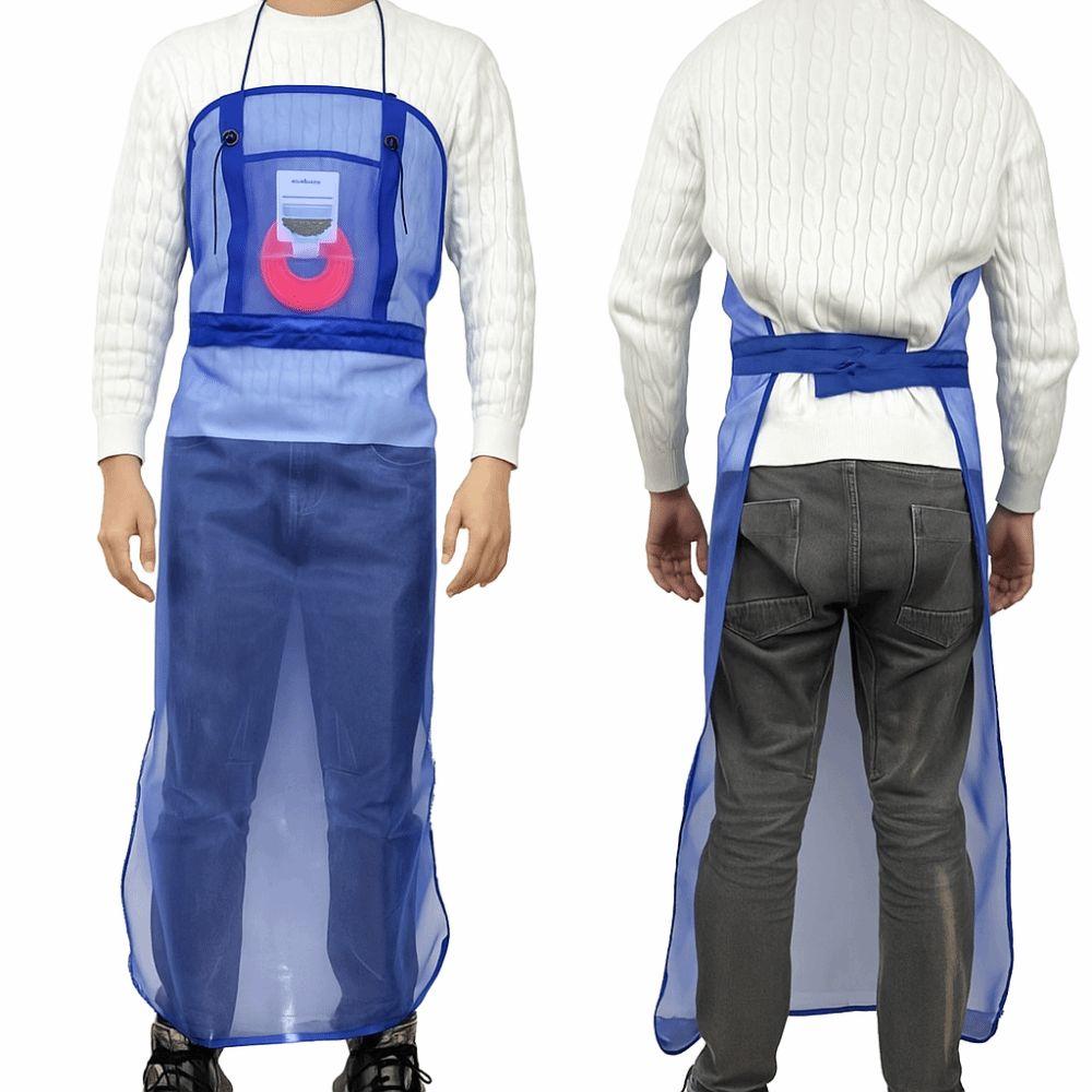 Lightweight Gardening Apron With Pockets Full Coverage Apron Mesh Lawn Mower Apron Outdoor Work