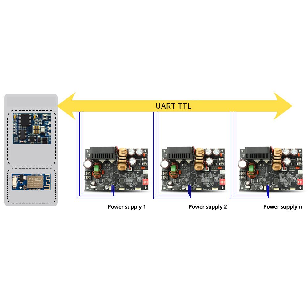 Constant Voltage Constant Current CNC DC Automatic Step Down Power Supply 6 0 70 00V 0 0 60 00V 0 0 20 00A 1200W with LCD Screen
