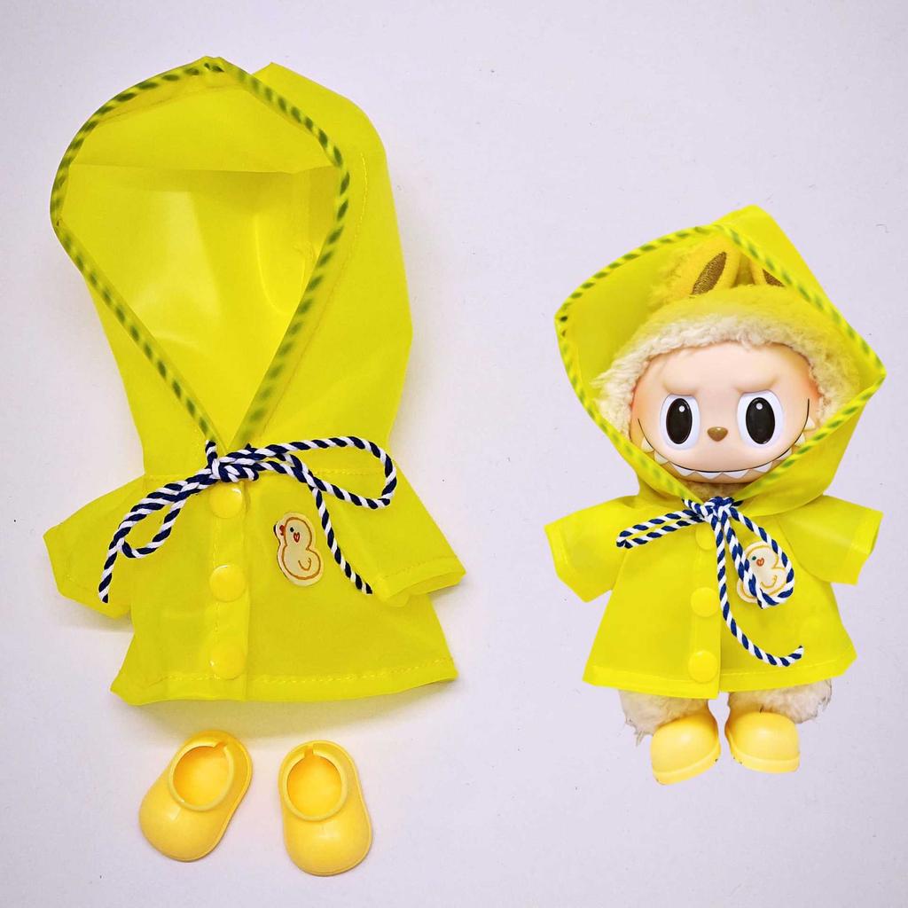 Одежда для куклы Лабубу Реалистичный Трендовый Дождевик Модная Детская Мини-Одежда для Куклы