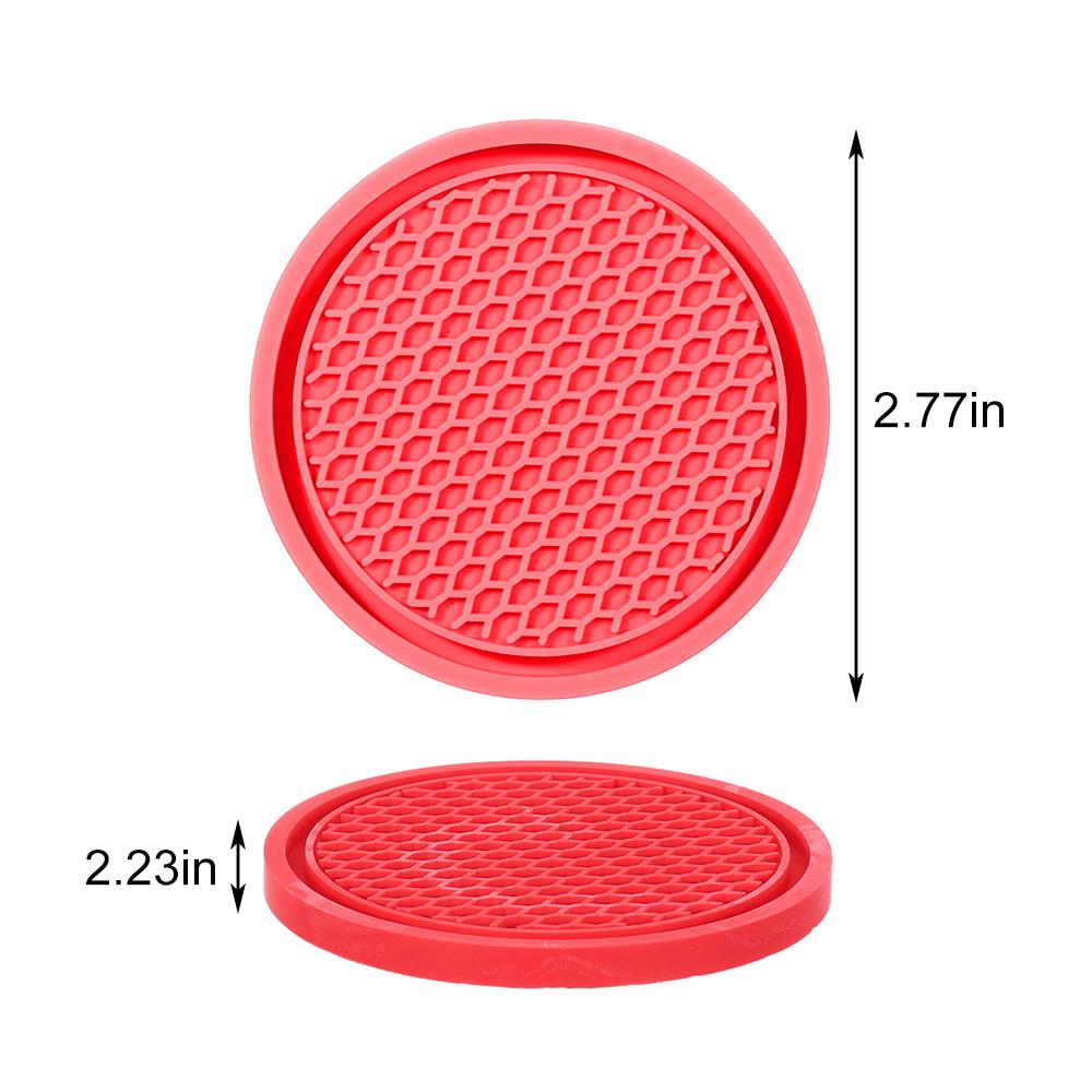 Auto Cup Holder Insert Coaster Non-Slip Mat Car Cup Mat Car Coasters Drink Coaster Coaster