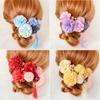 Handmade Japanese Kimono Hair Clips Flower Tassels Hair Stick Jewelry Flower Hair Forks  Girls