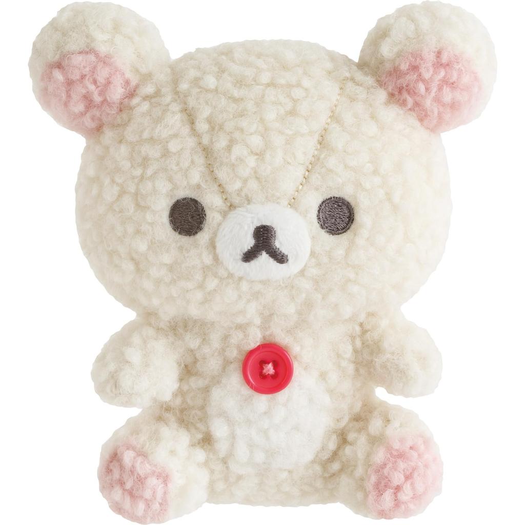 Rilakkuma "BASIC RILAKKUMA BOA ITEMS" Fluffy Plush Toy Korilakkuma MV47501 H130 x W110 x D65mm