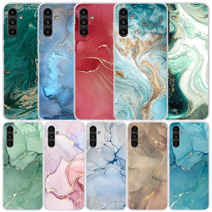 Granite Marble Phone Case For Samsung Galaxy A17 A37 A57 A16 A15 A14 A13 A56 A55 A54 A53 A36 A35 A34 A33 A26 A25 A24 A23 Galaxy