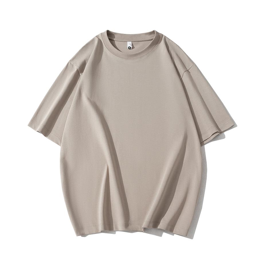 Мужская однотонная футболка свободного кроя Harajuku