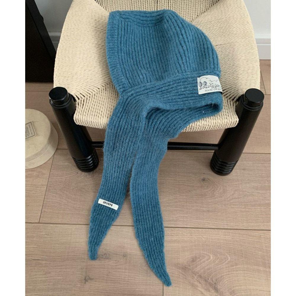 Casual Knitted Beanies Cap Portable Balaclava Hat Creative Gift Beret Cap Teenage Girls