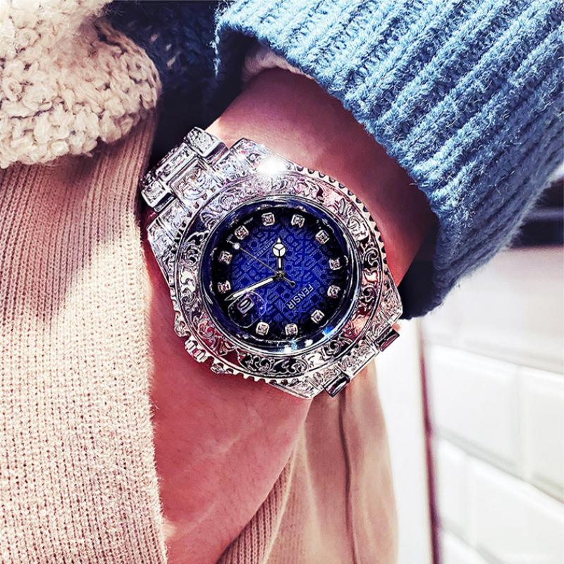 Часы Мужские Модные Ретро Роскошные Креативные Стальной Браслет Наручные Часы Аналоговые Часы Светящаяся Стрелка Календарь Мужские Кварцевые Наручные Часы Montre Homme