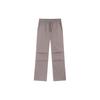 Solid Color High Waist Straight Loose Casual Pants Women Bottoms Fawn 962428503-2
