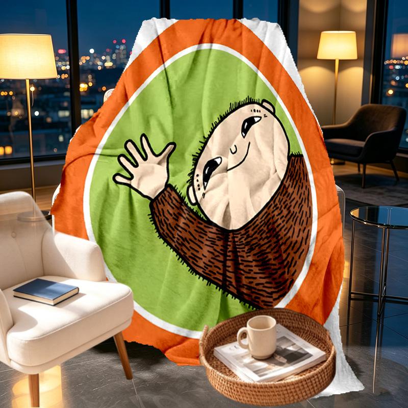 Alfons Aberg Print Blanket - Soft & Comfortable, for Bedroom, Travel, Sofa, Home Decoration - Birthday Christmas Gift for Friend