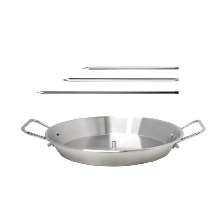 Вертикальная подставка для шампуров для одновременного жарки 3 стальных шампура Система циркуляции тепла Шампуры для барбекю