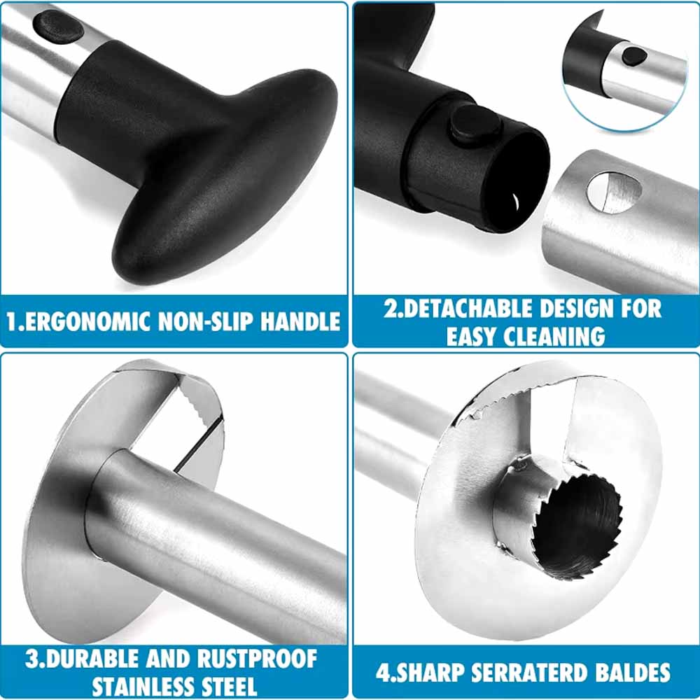 1Pcs Stainless Steel Pineapple Peeler Pineapple Corer Slicer Fruit Cutter Slicer Peeler Accessories Kitchen Gadget Tool