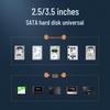 Ugreen Корпус для внешнего жесткого диска USB-A на Type-C 2,5/3,5 дюйма