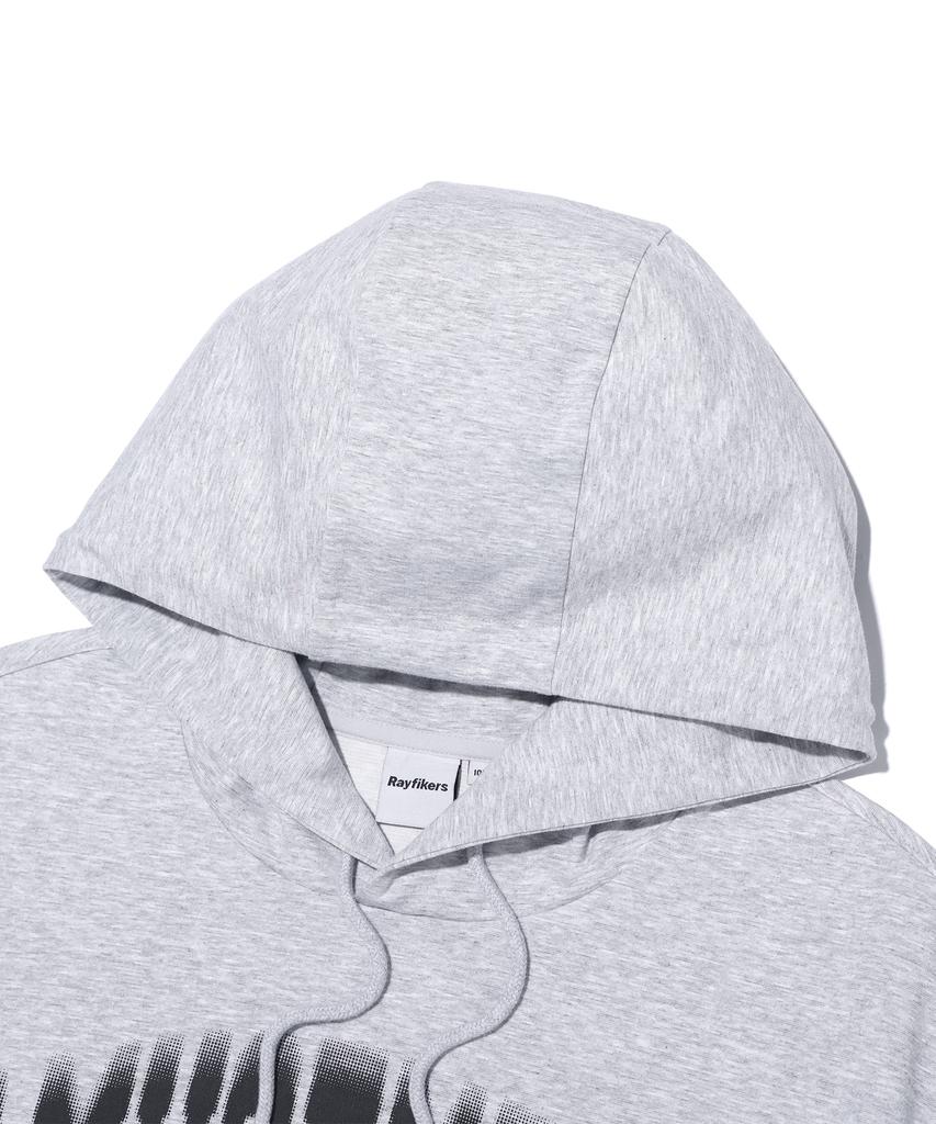 RAYFIKERS Amusement Typing Hoodie Short Sleeve Mq7Tu442_Melange Grey