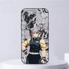 Чехол для телефона с аниме Тэнген Узуй для iPhone 16, 15, 14, 13, 12, 11, Plus, Pro Max, XS, X, E, SE, Mini, Мягкий силиконовый, Черный