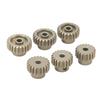 RC Motor Pinion Gear 3.175mm 18T 19T 20T 21T 22T 23T Metal Pinion Motor Gear Set for 1/8 1/10 RC Climbing Car General
