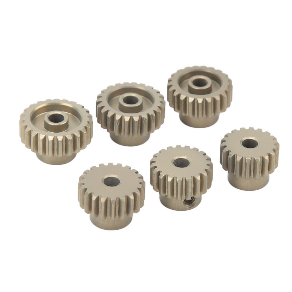 RC Motor Pinion Gear 3.175mm 18T 19T 20T 21T 22T 23T Metal Pinion Motor Gear Set for 1/8 1/10 RC Climbing Car General