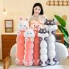 Cute Caterpillar Pet Pillow Two Ha Meng Rabbit Doll Gift For Children Girlfriend Birthday Plush Toy Doll 70cm