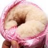 Winter Waterproof Women Children's Boots Winter Girls Princess Snow Boots Thick Baby Cotton Shoes