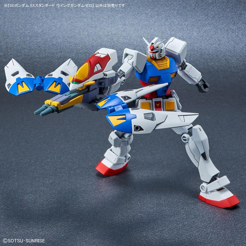 SD Gundam EX Стандартный мобильный отчет Gundam W Wing Gundam Zero пластиковая модель с цветовой кодировкой