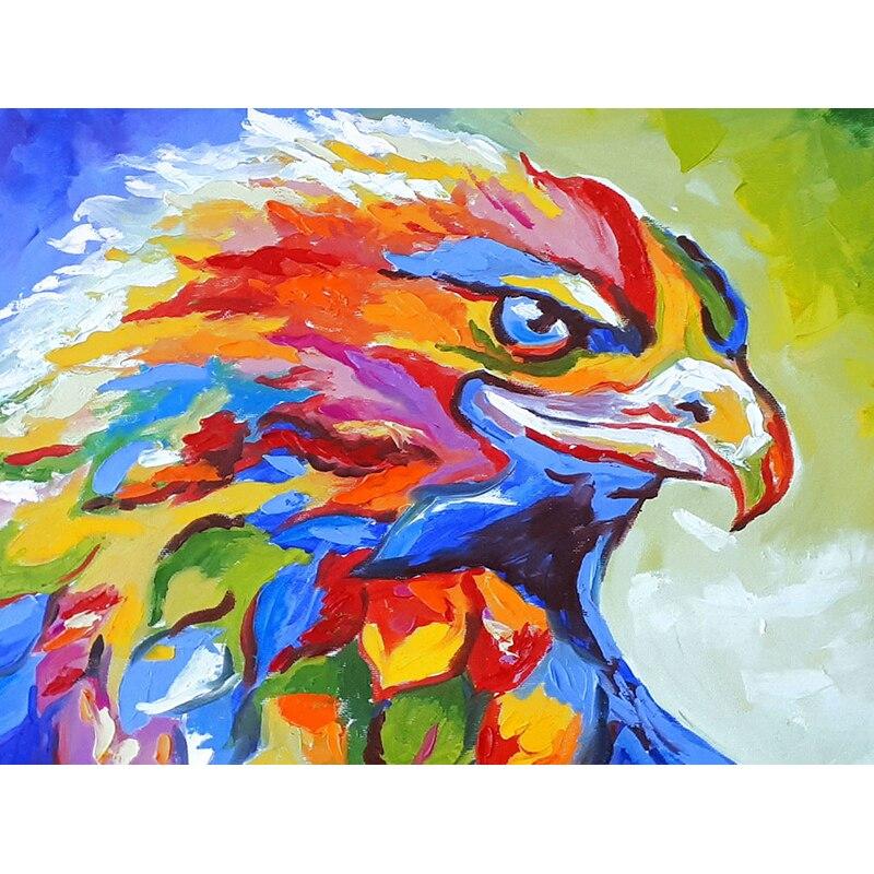 Новый 5D DIY алмазная живопись голова орла Алмазная вышивка животных вышивка крестиком полная круглая дрель домашний декор ручной художественный подарок