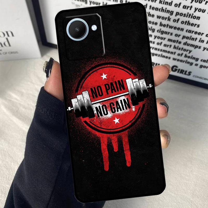 Фитнес Бодибилдинг Тренажерный зал Для Realme GT7 Pro GT6 C67 C65 C63 C61 C55 C53 C51 C71 C75 10 11 12 13 14 15 Pro Plus Чехол