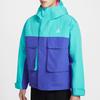 Men's Nike Puffer Jackets Men's Cactus Green/Subtle Purple Pink/Black/Mountain White Hooded Thickened