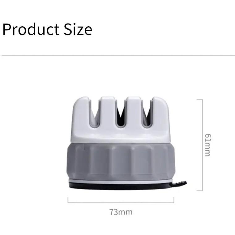 Xiaomi HUOOU мини-точилка для ножей, фиксируемый точильный камень, тройное колесо, точильный камень, точилки, портативный инструмент для заточки