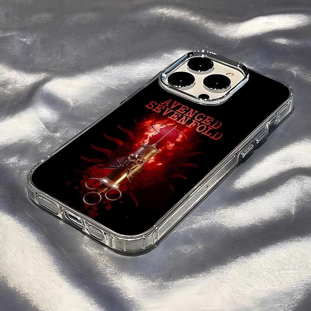 Чехол для телефона Band A-Avenged Sevenfold Горячий для IPhone 17 Pro Max 16 15 14 Pro Max IPhone 13 Pro Max 11 Plus Прозрачный чехол